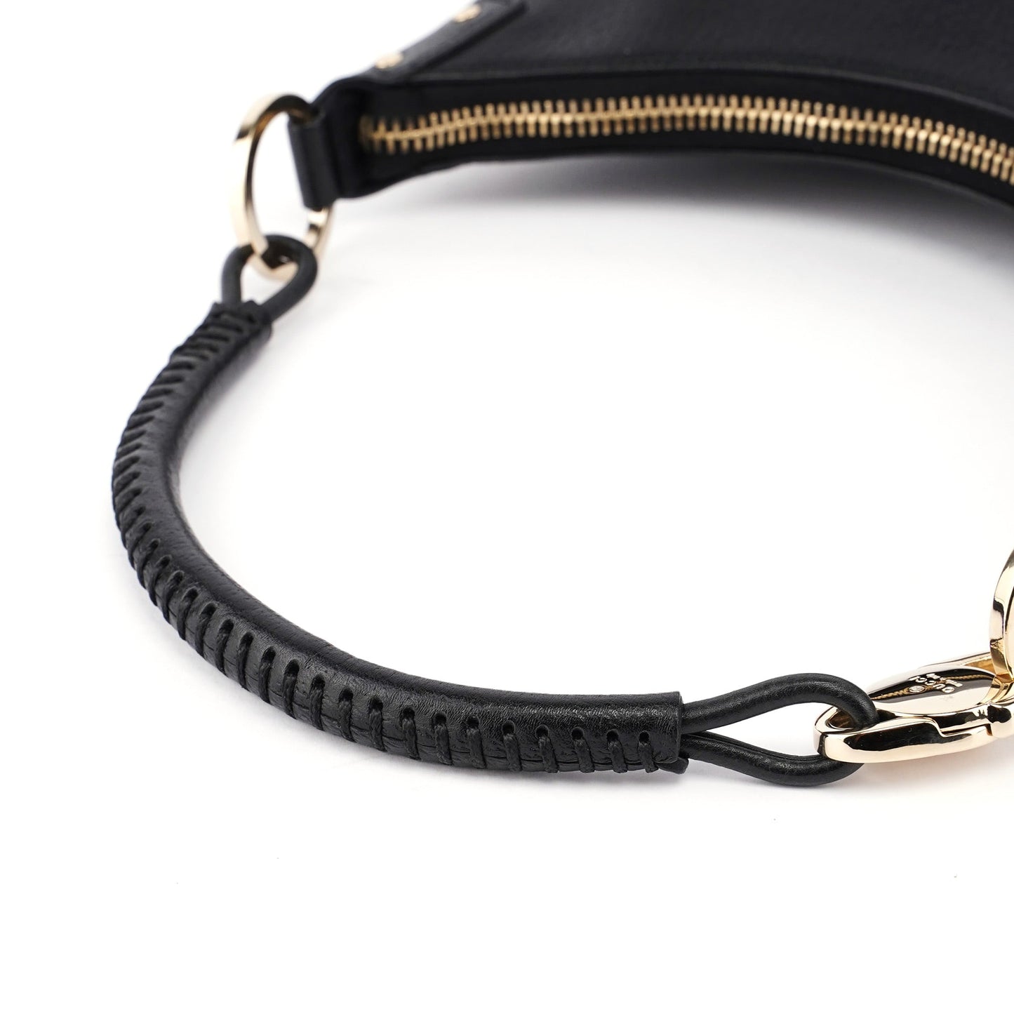115003 Black Pebble Leather Shoulder Bag