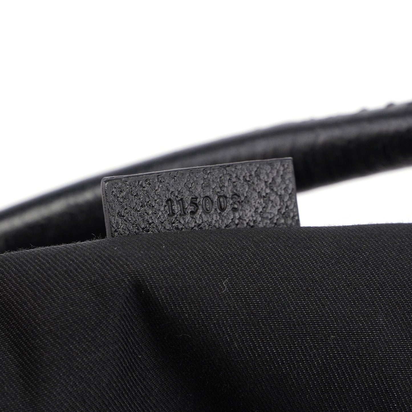 115003 Black Pebble Leather Shoulder Bag