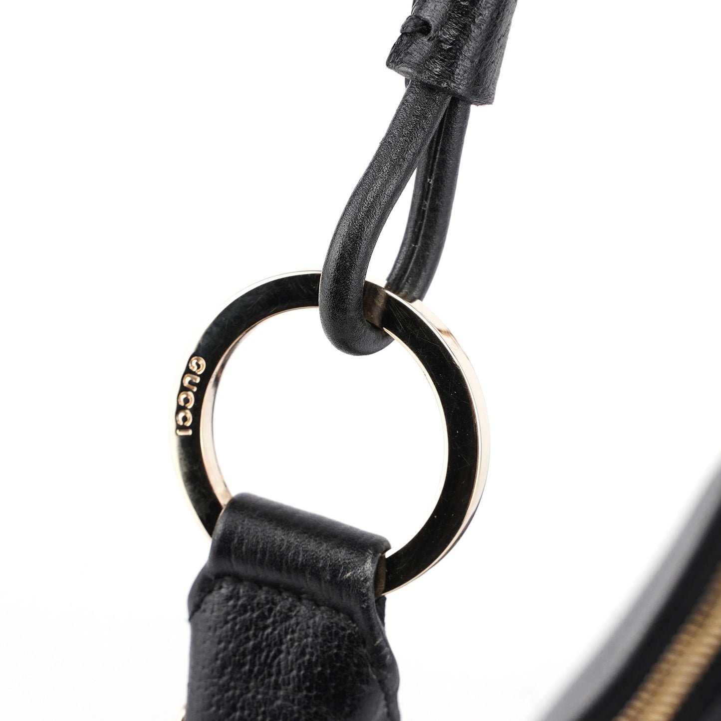 115003 Black Pebble Leather Shoulder Bag