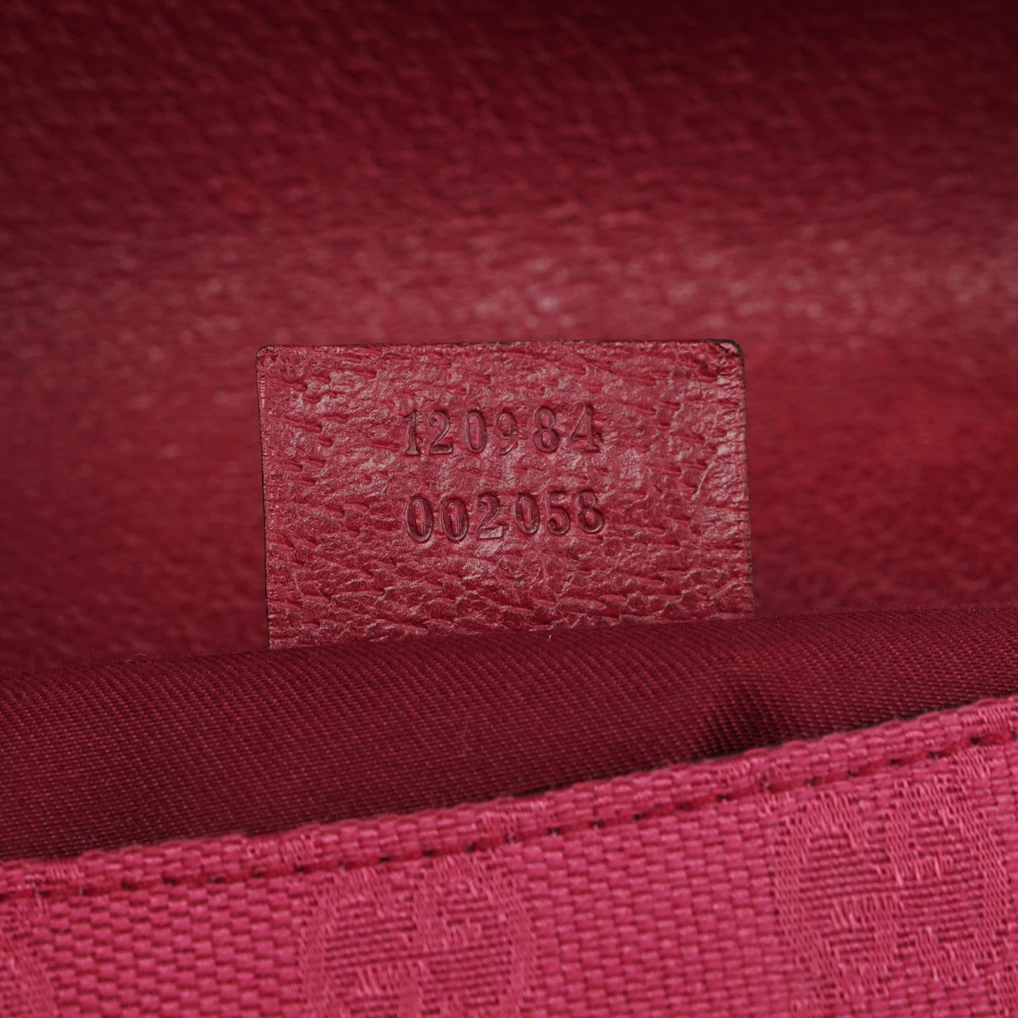 120984 Pink GG Horsebit Shoulder Bag