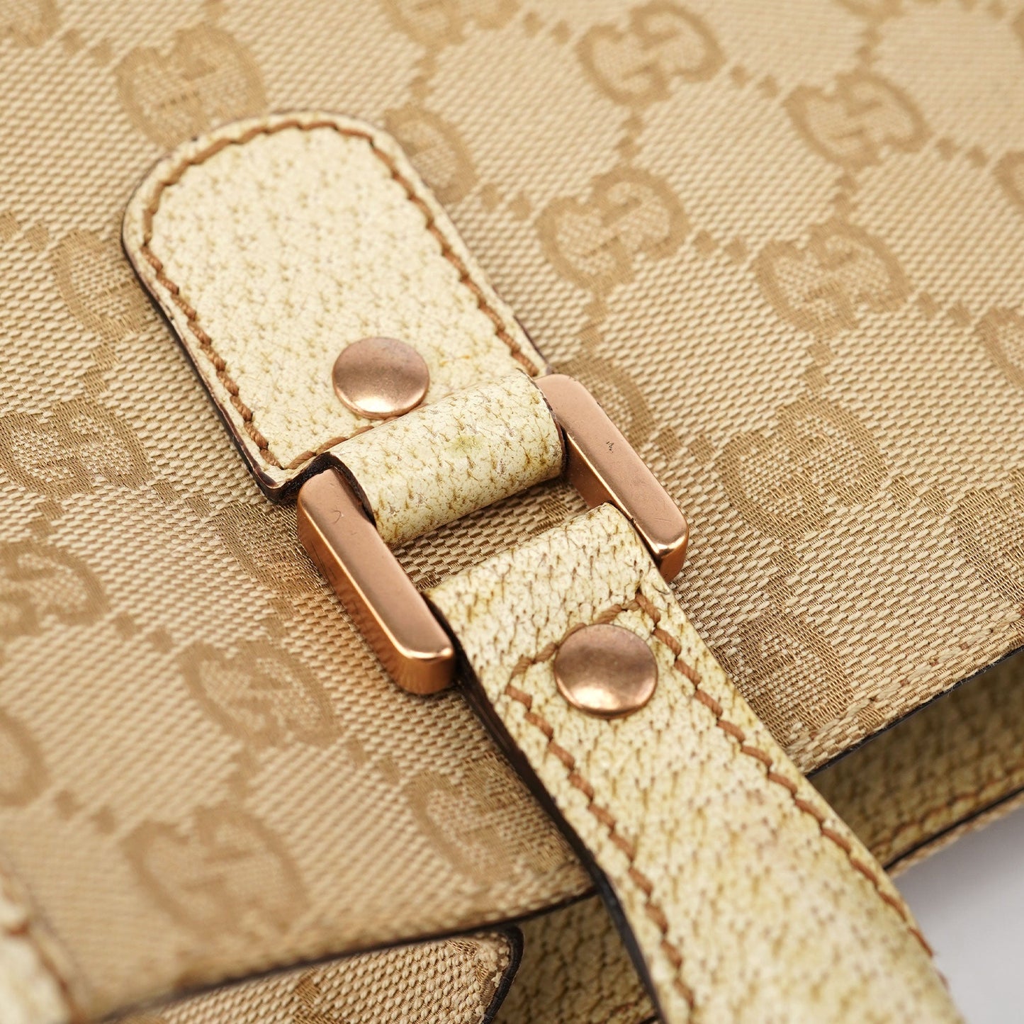 124261 Beige GG Tote Bag