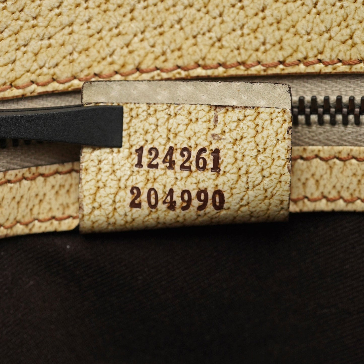 124261 Beige GG Tote Bag