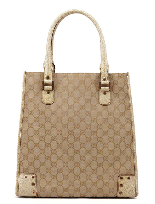 124261 Beige GG Tote Bag