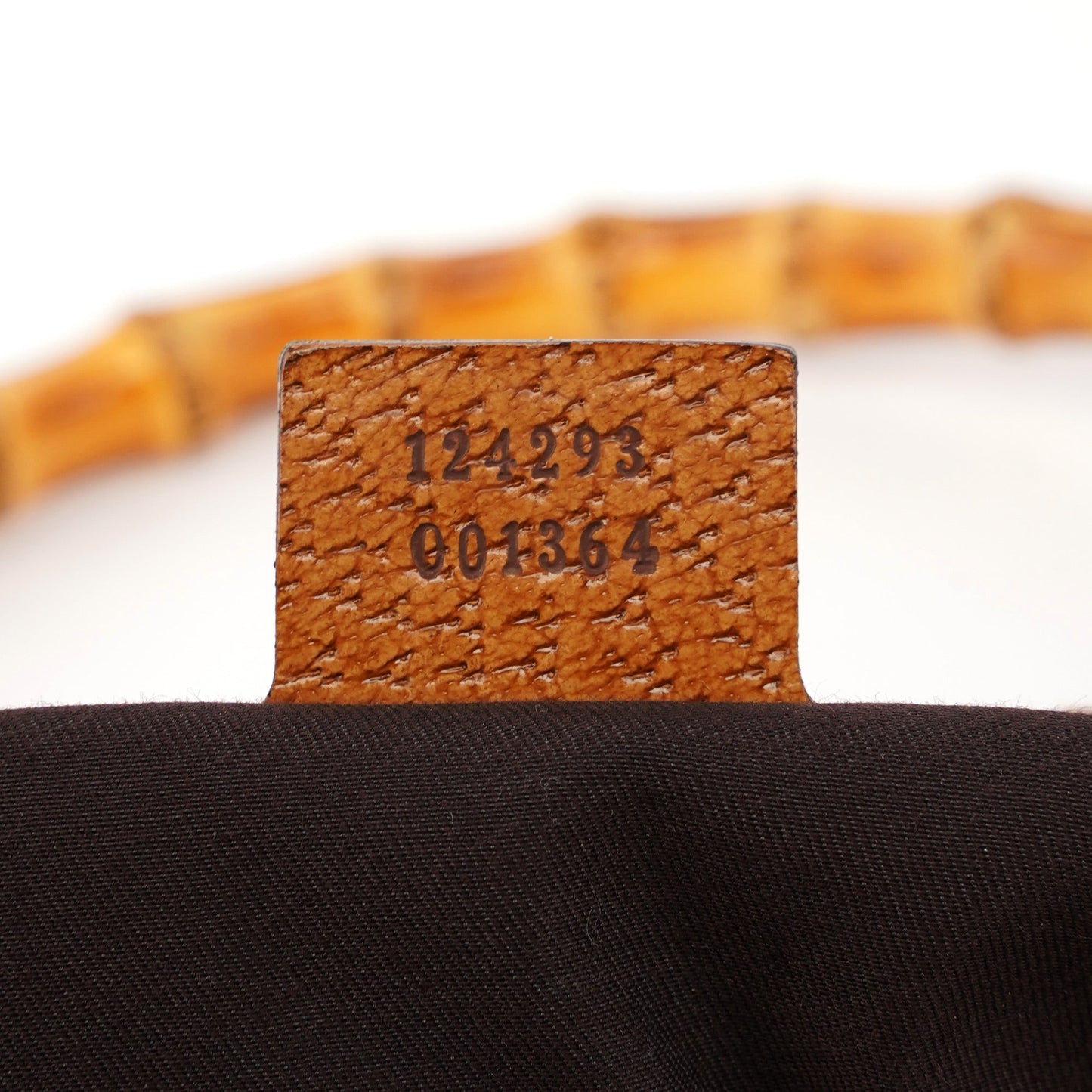 124293 Beige GG Bamboo Dual Handle Bag