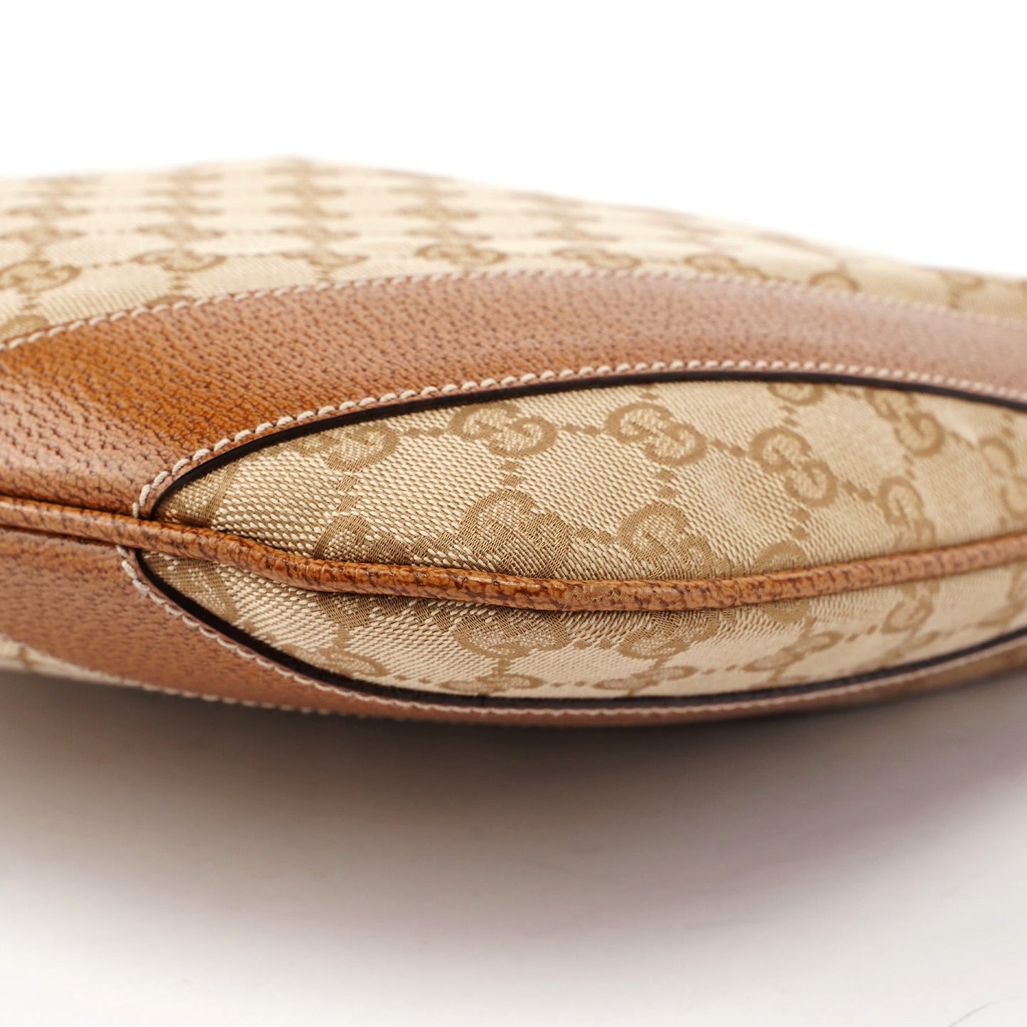 124357 Beige GG Hobo Shoulder Bag