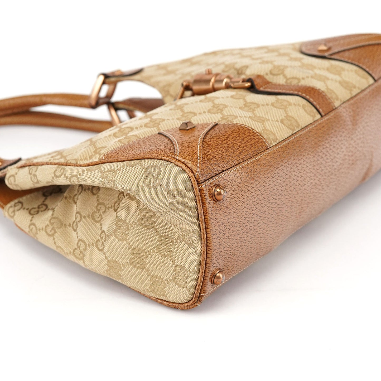 124407 Beige GG Jackie Shoulder Bag