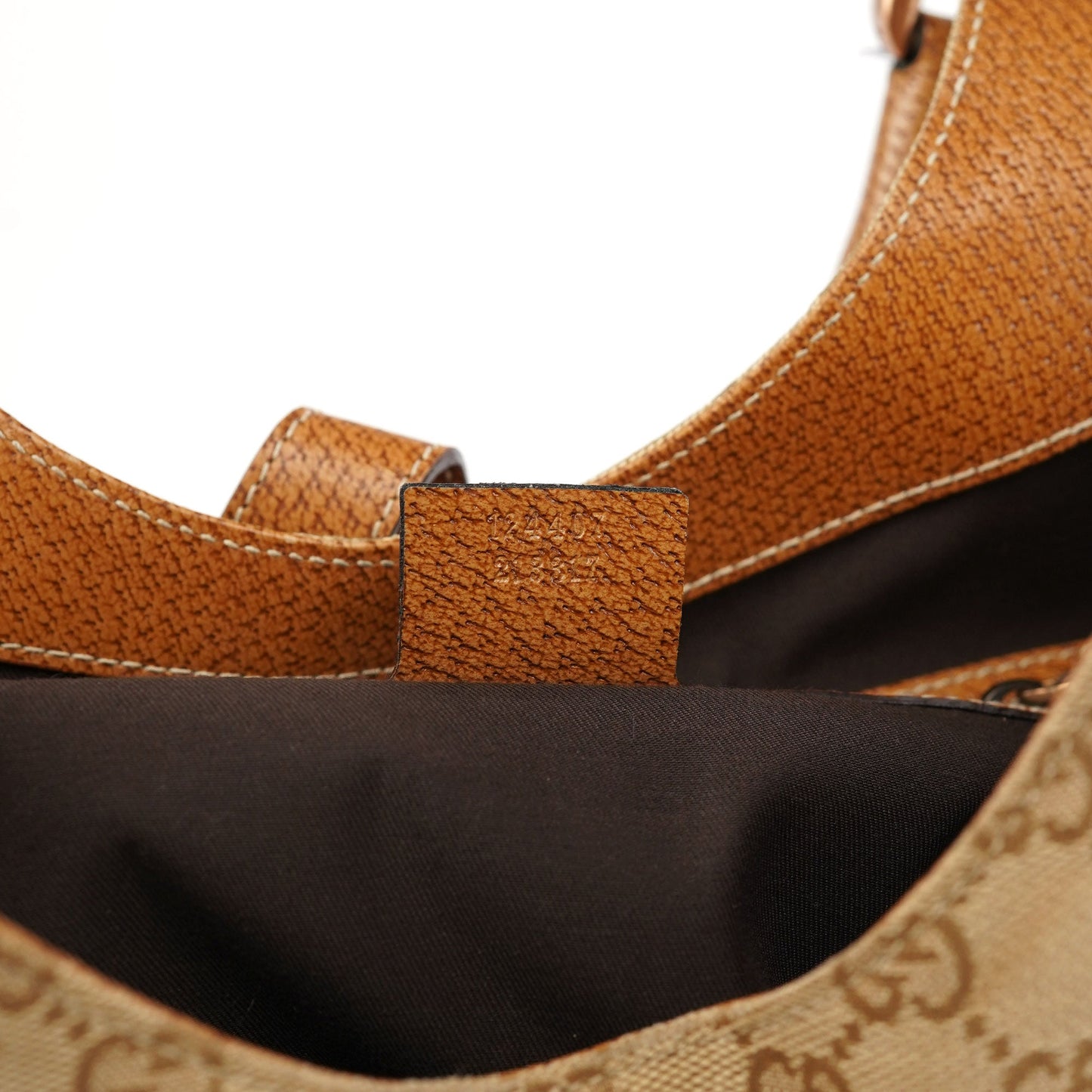 124407 Beige GG Jackie Shoulder Bag