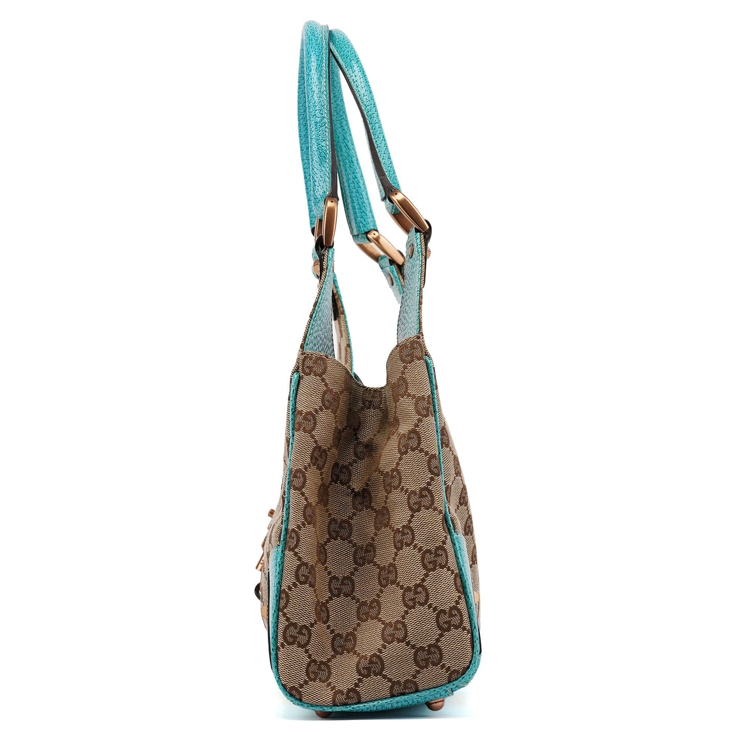 124407 Beige Turquoise GG Jackie Shoulder Bag