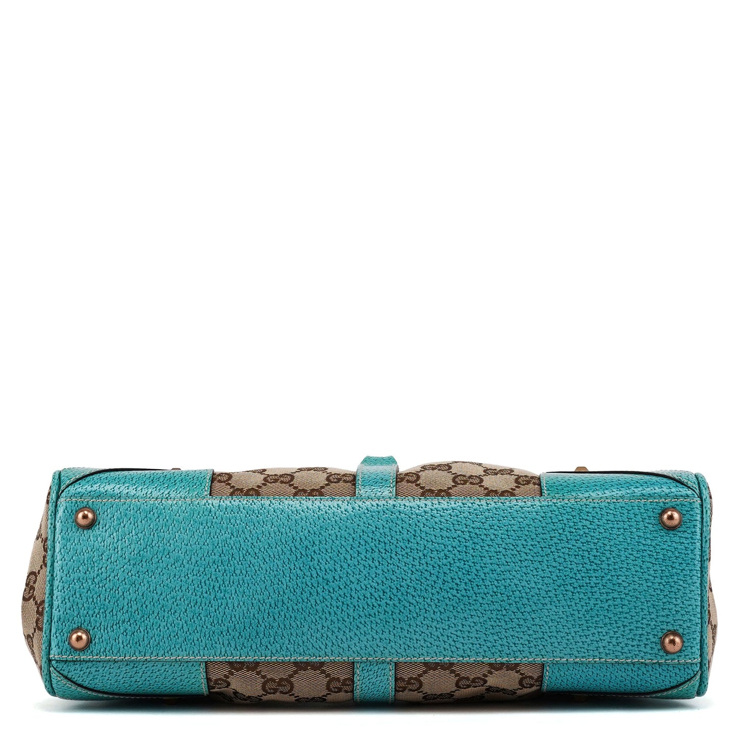 124407 Beige Turquoise GG Jackie Shoulder Bag