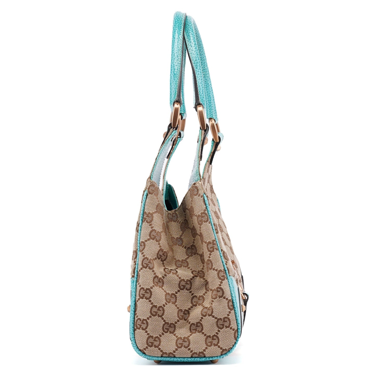 124407 Beige Turquoise GG Jackie Shoulder Bag