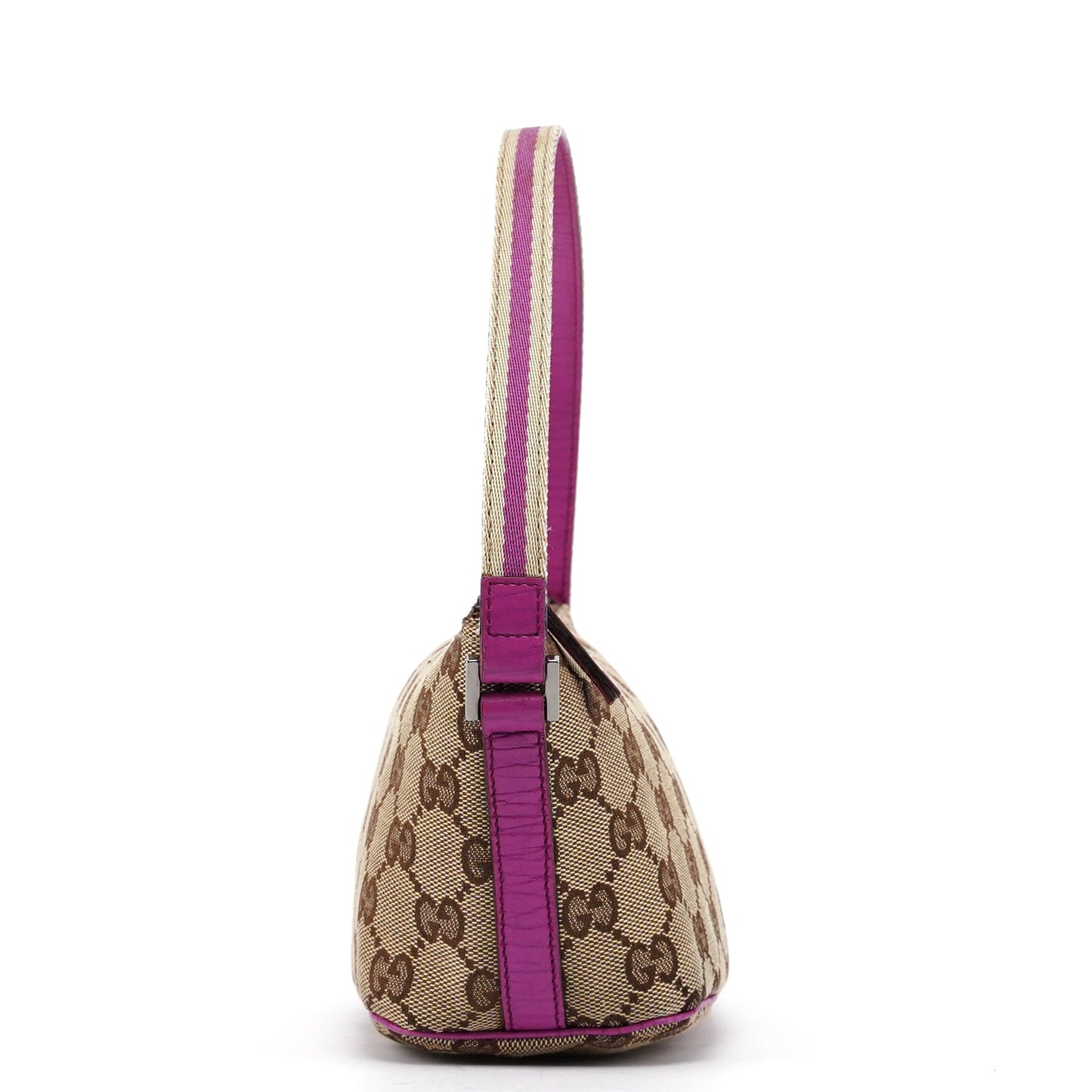 141809 Beige Pink GG Boat Pochette