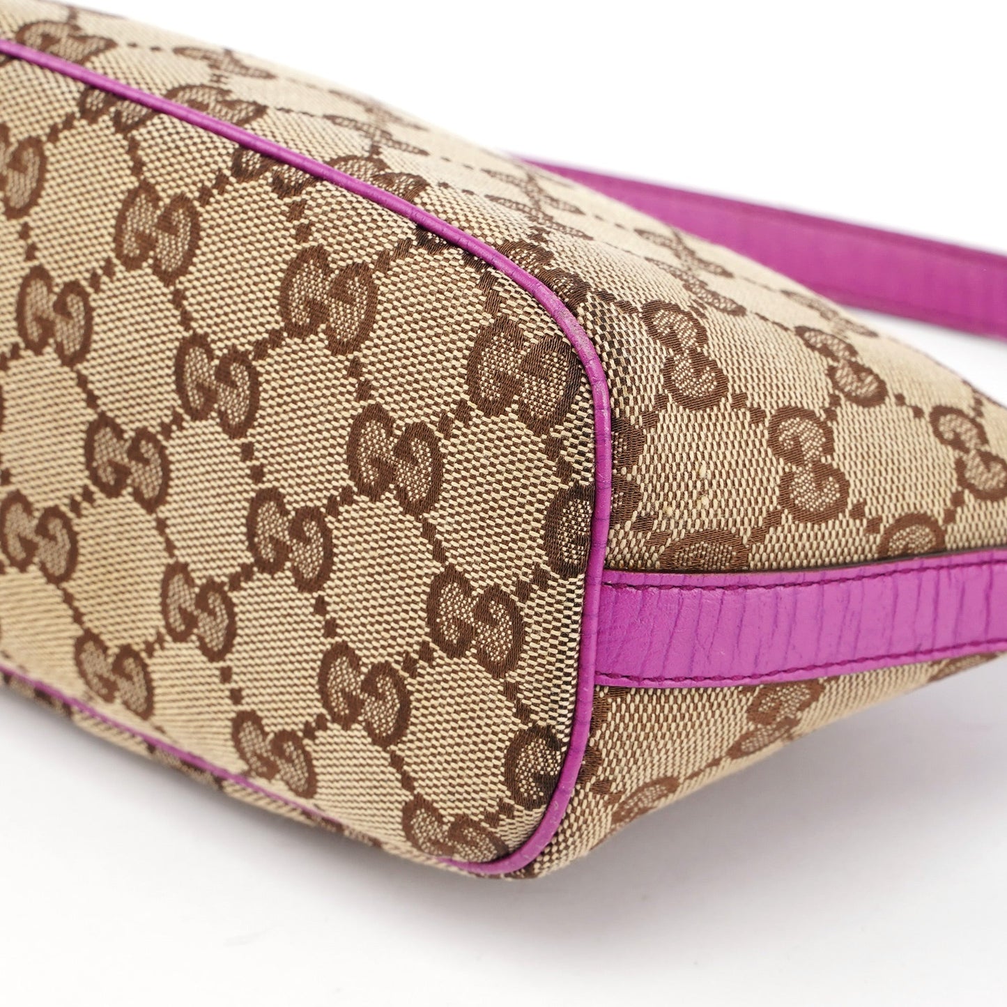 141809 Beige Pink GG Boat Pochette