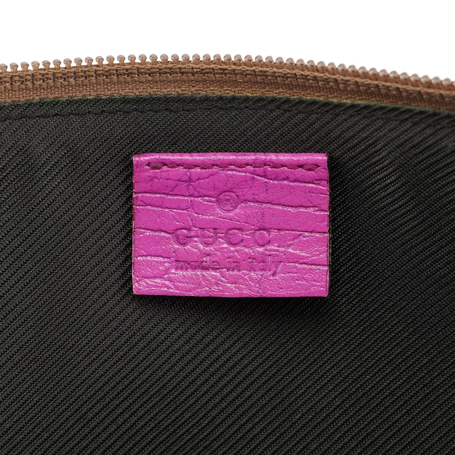 141809 Beige Pink GG Boat Pochette