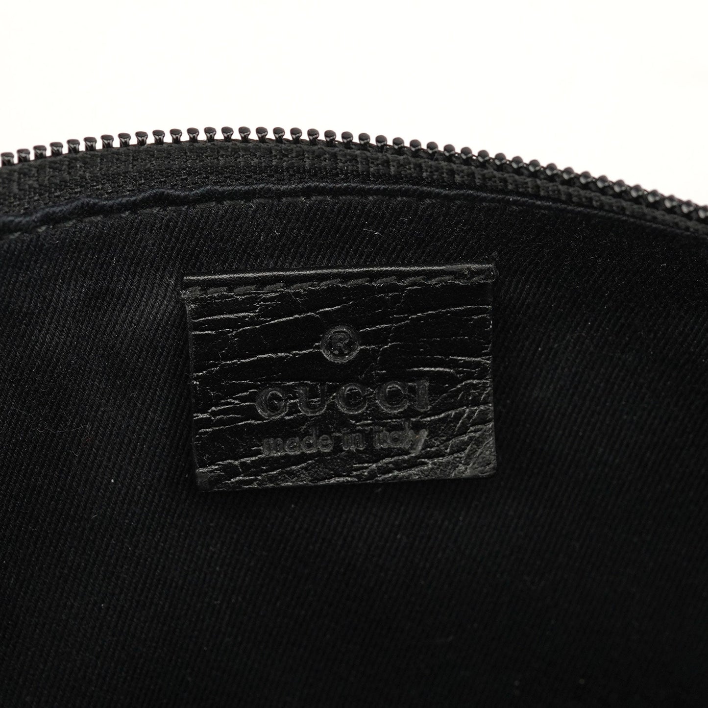 141809 Black GG Boat Pochette