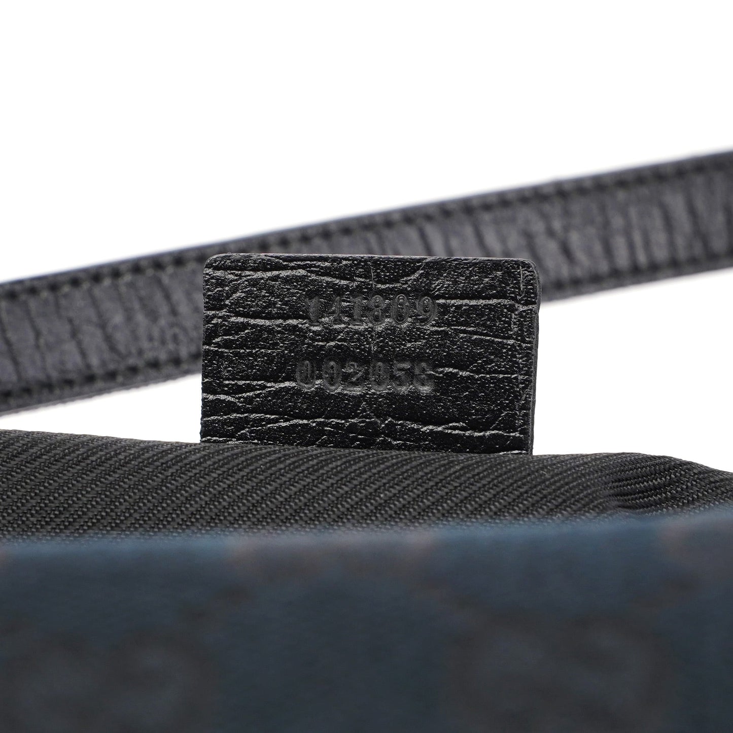 141809 Black GG Boat Pochette