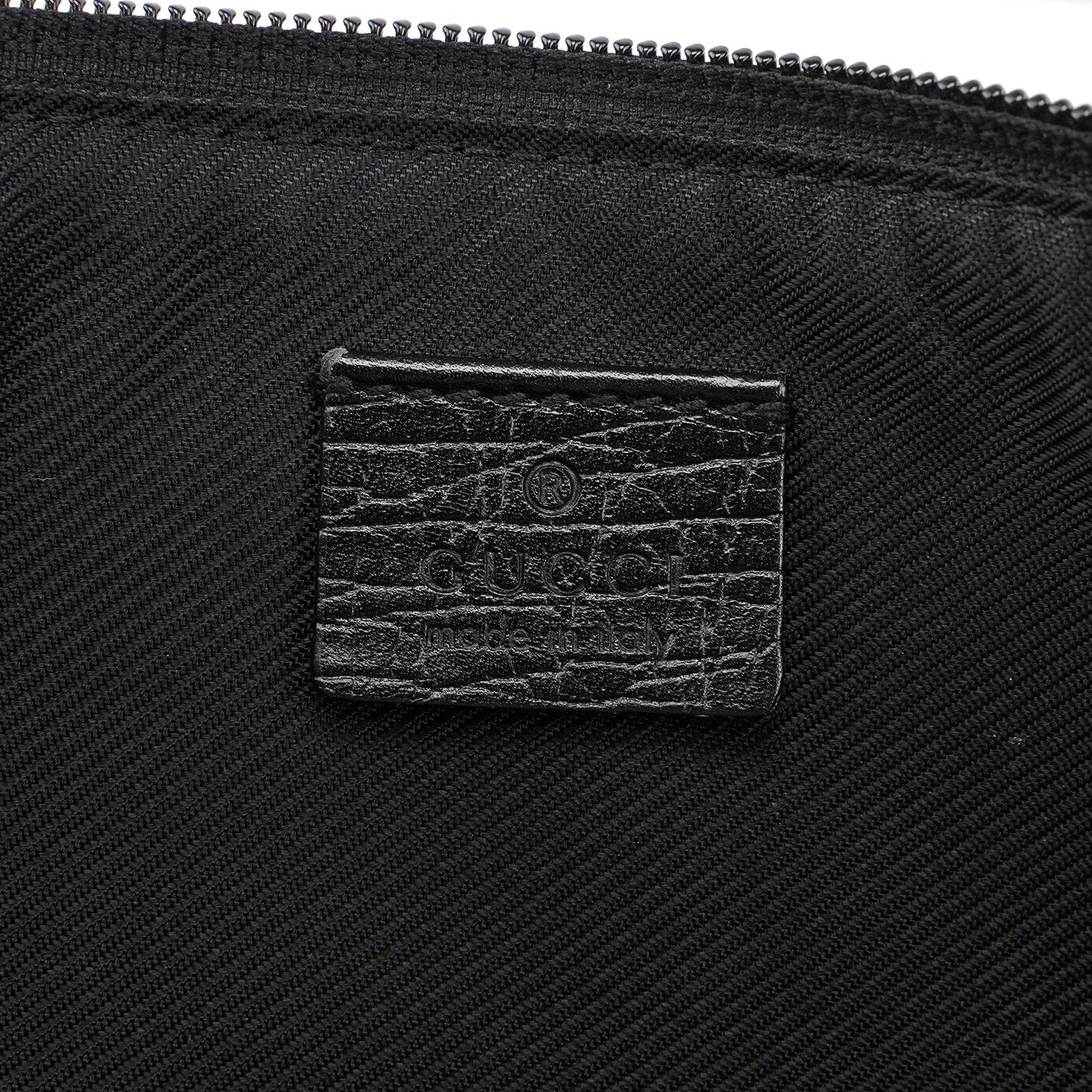 141809 Black GG Boat Pochette