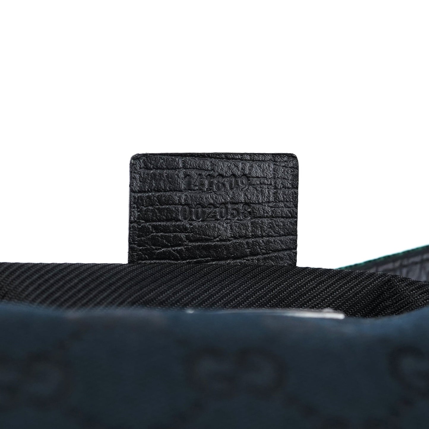 141809 Black GG Boat Pochette Bag