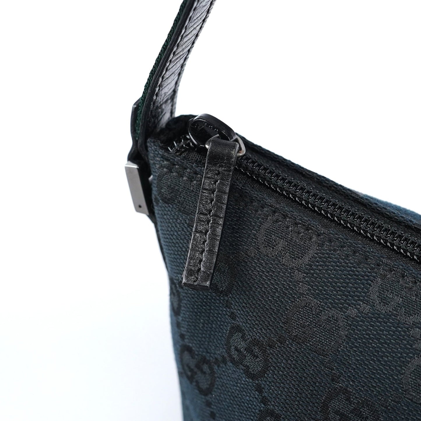 141809 Black GG Boat Pochette Bag