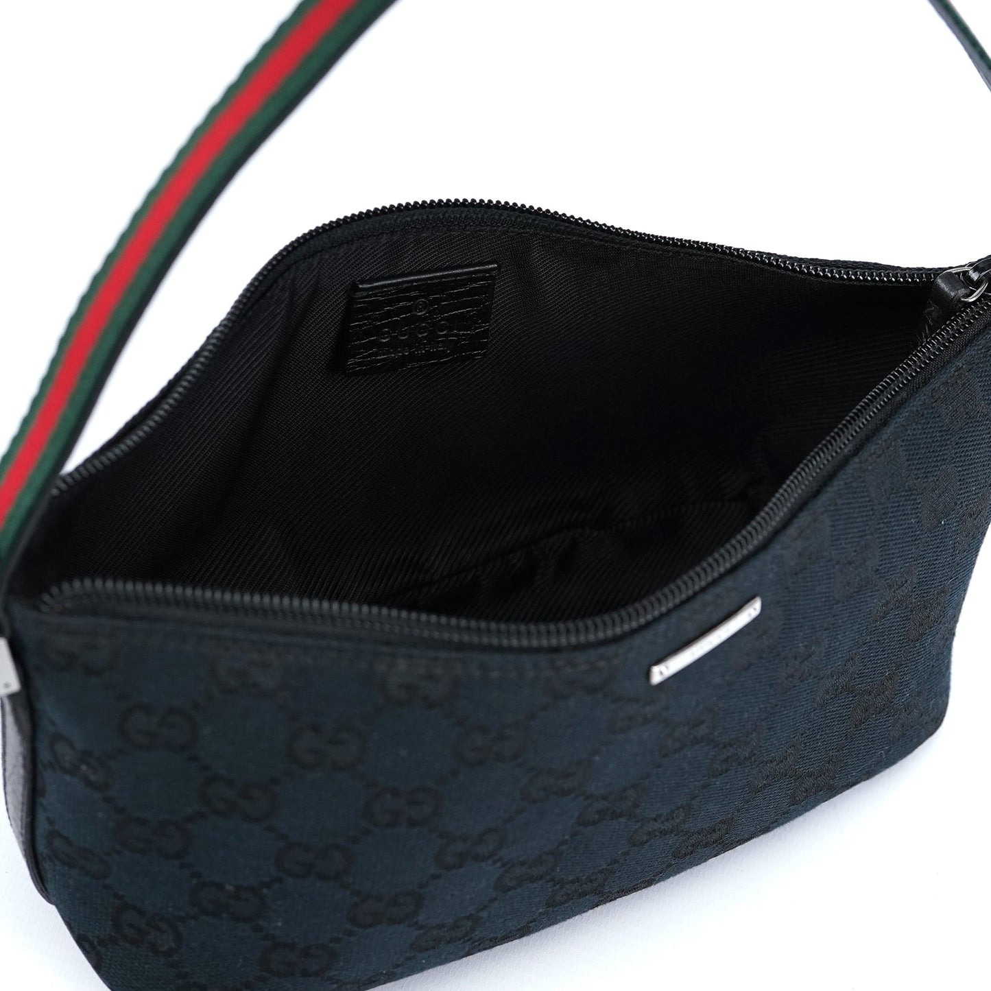 141809 Black GG Boat Pochette Bag