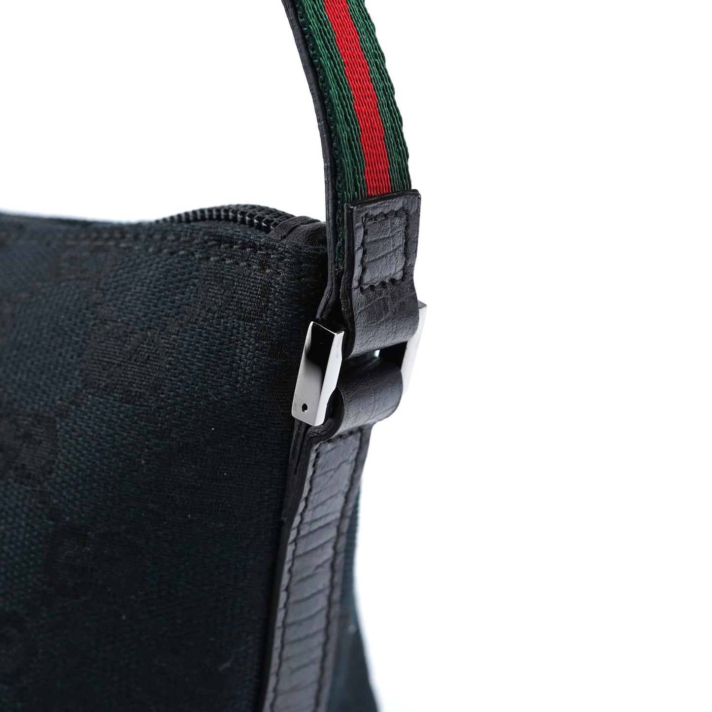 141809 Black GG Boat Pochette Bag