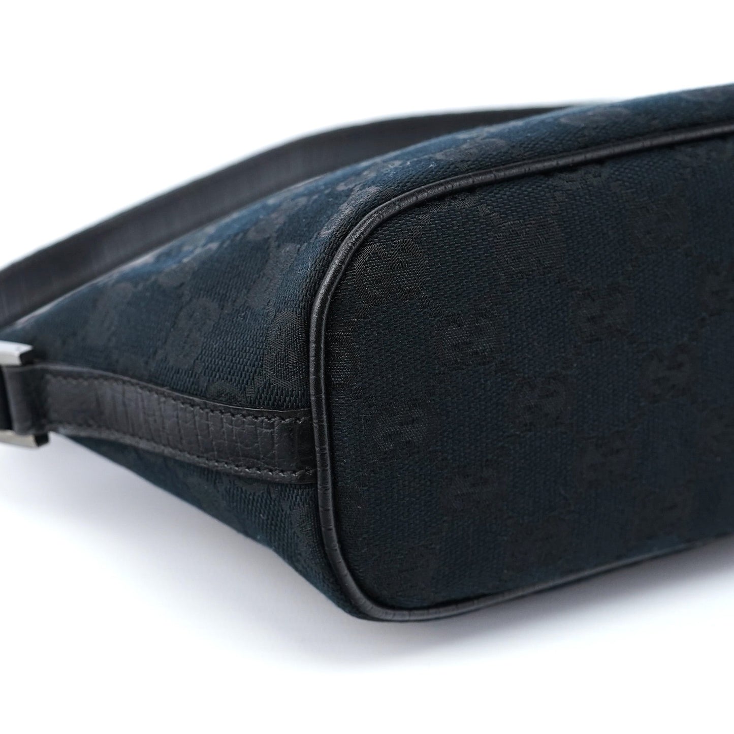 141809 Black GG Boat Pochette Bag