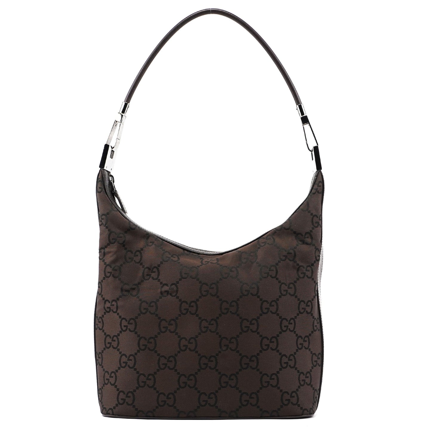 142022 Brown GG Monogram Shoulder Bag