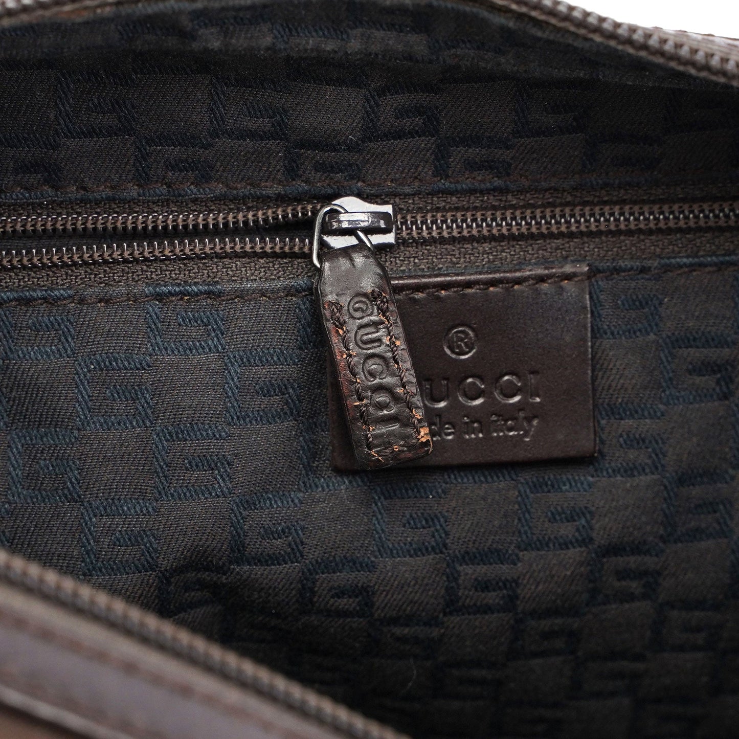 142022 Brown GG Monogram Shoulder Bag