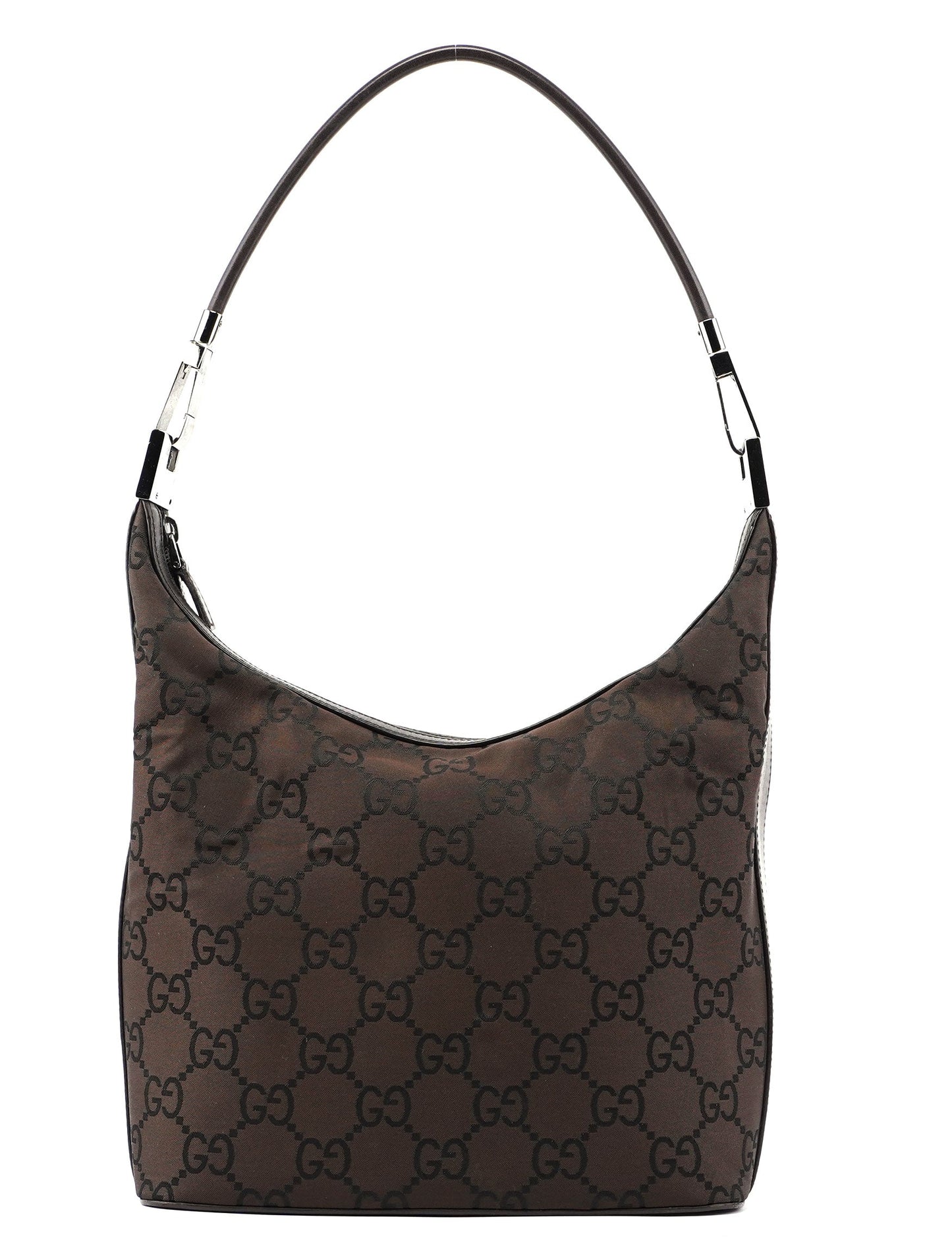 142022 Brown GG Monogram Shoulder Bag
