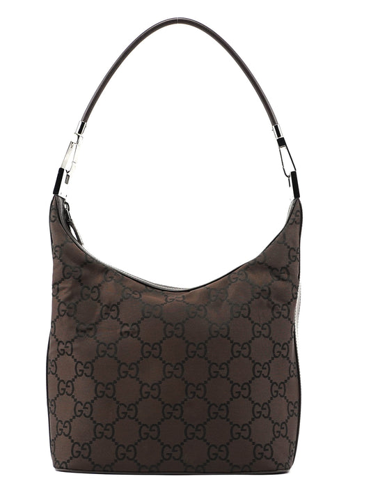 142022 Brown GG Monogram Shoulder Bag