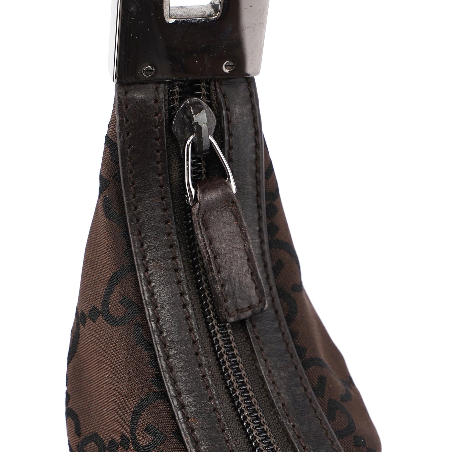 142022 Brown GG Monogram Shoulder Bag