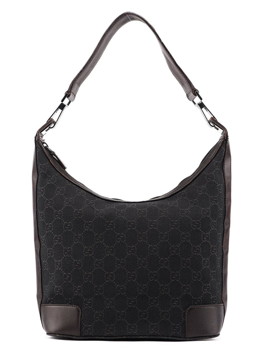 143744 Brown GG Hobo Shoulder Bag