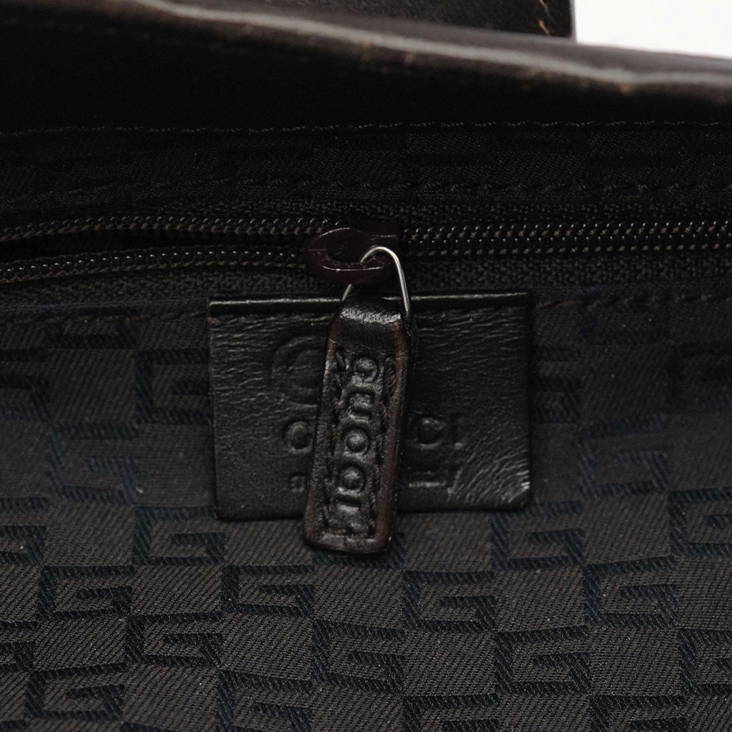 143747 Brown Calfskin Jackie Shoulder Bag