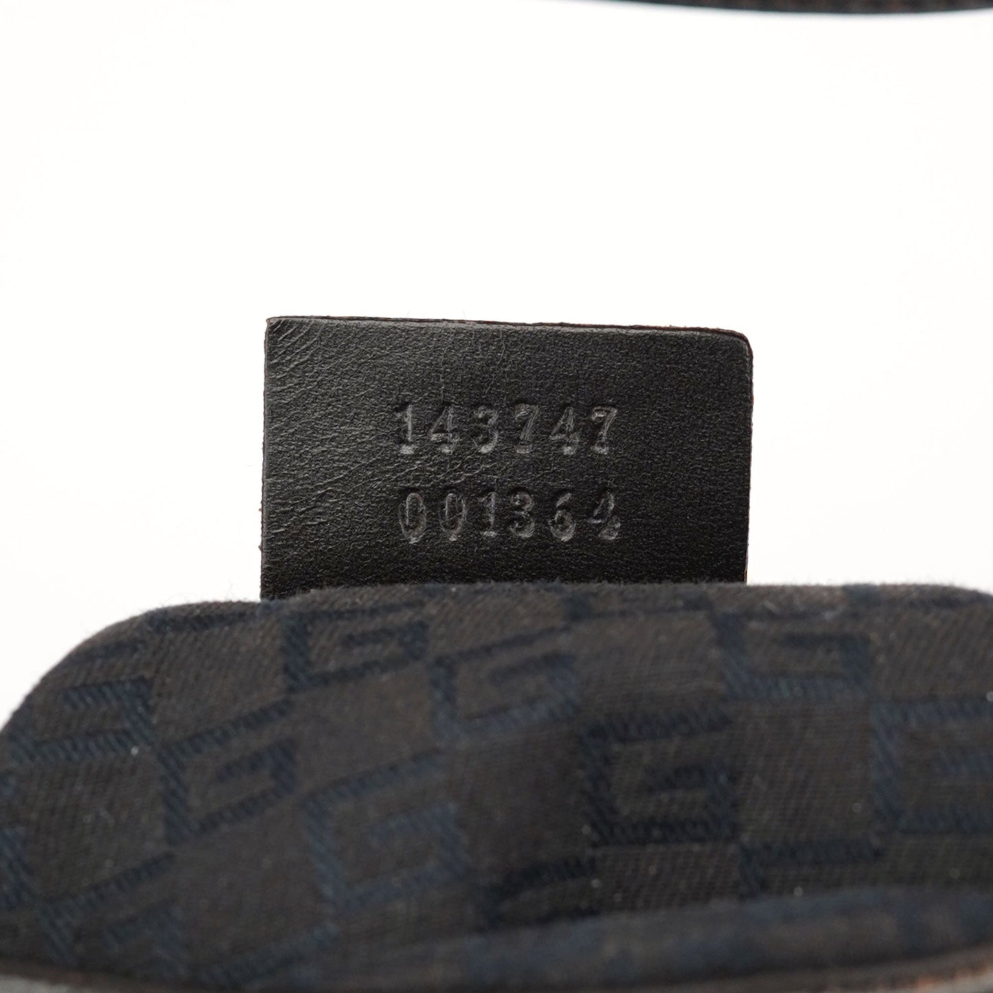 143747 Brown Calfskin Jackie Shoulder Bag