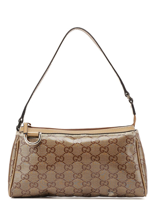 145750 Beige GG Coated Mini Shoulder Bag