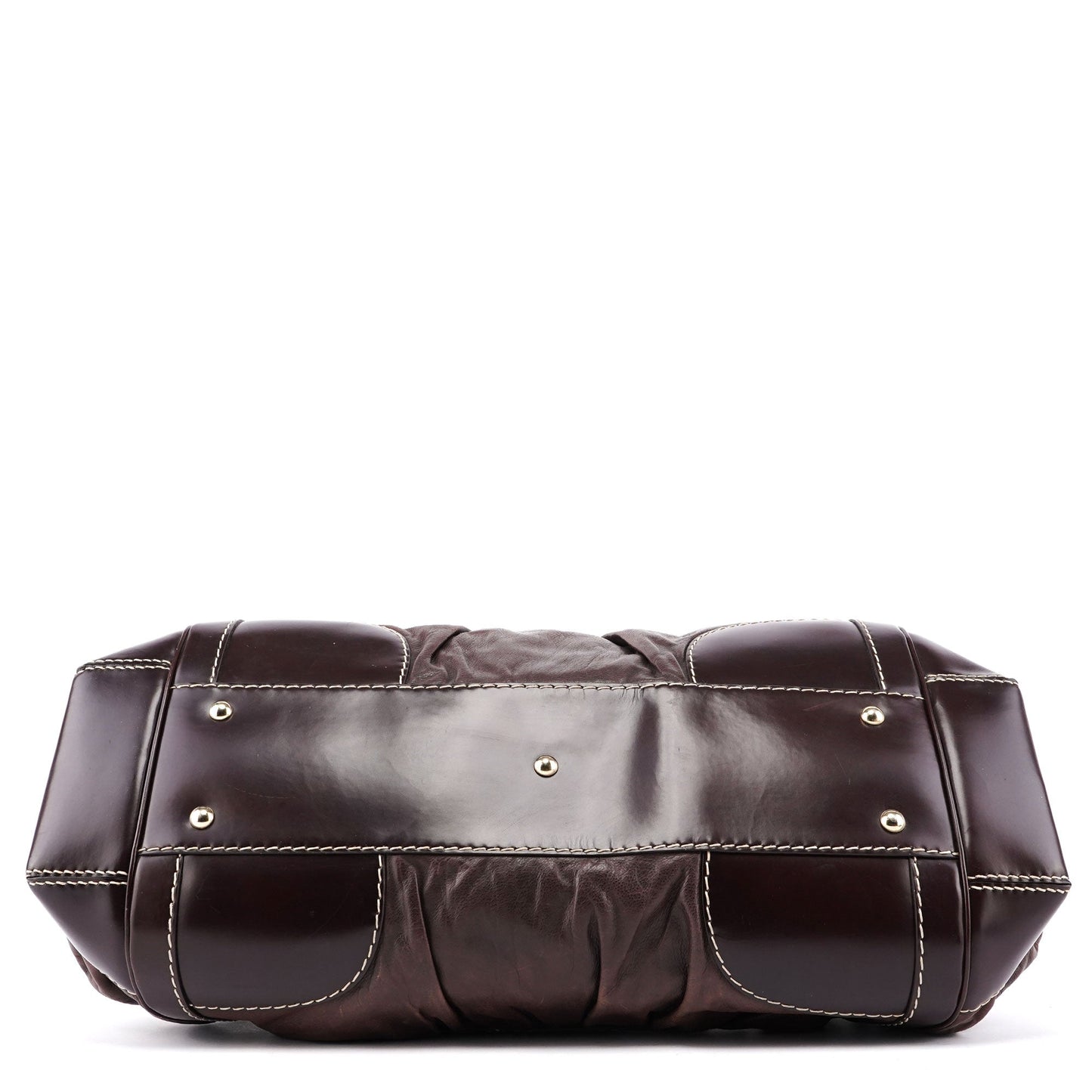 189881 Brown Leather Handbag