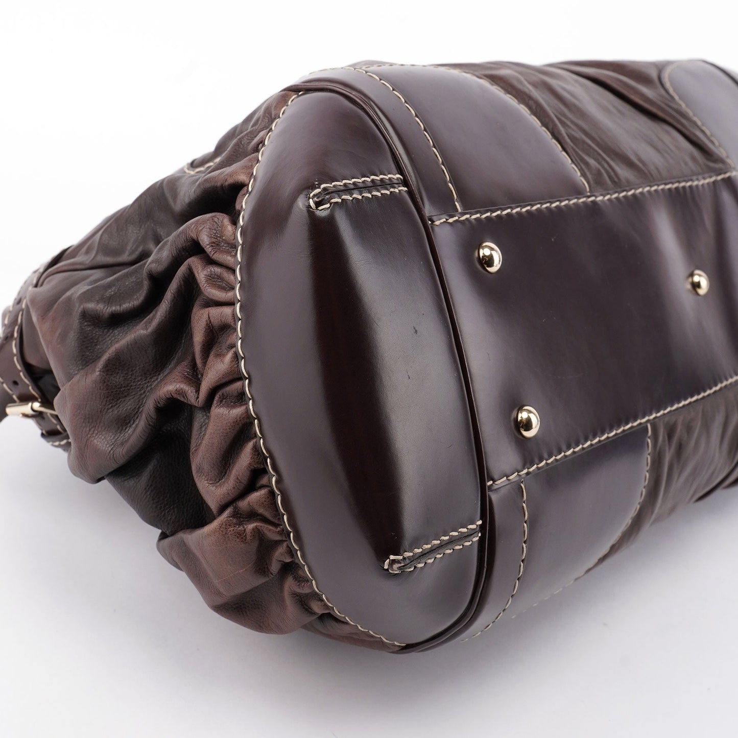 189881 Brown Leather Handbag