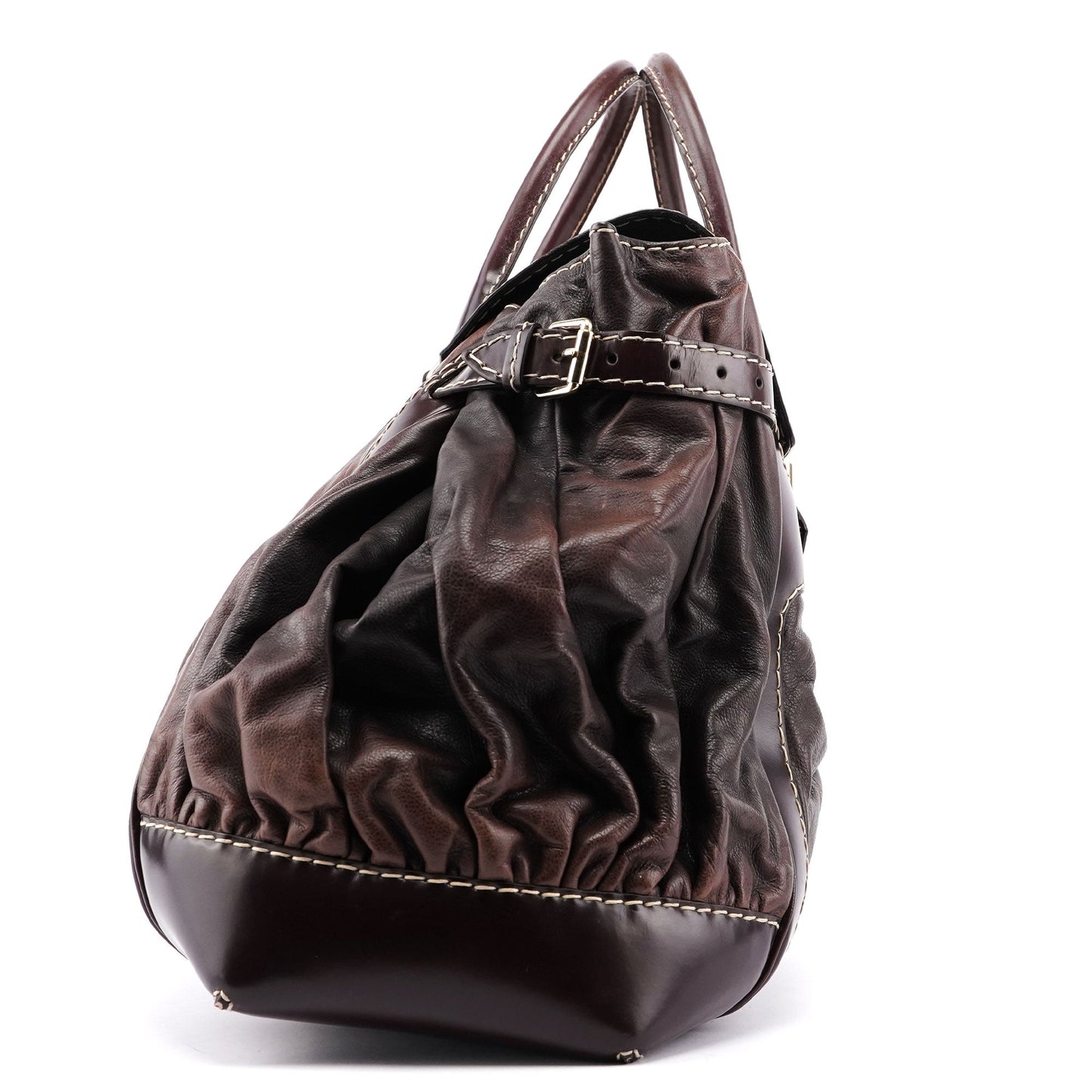 189881 Brown Leather Handbag