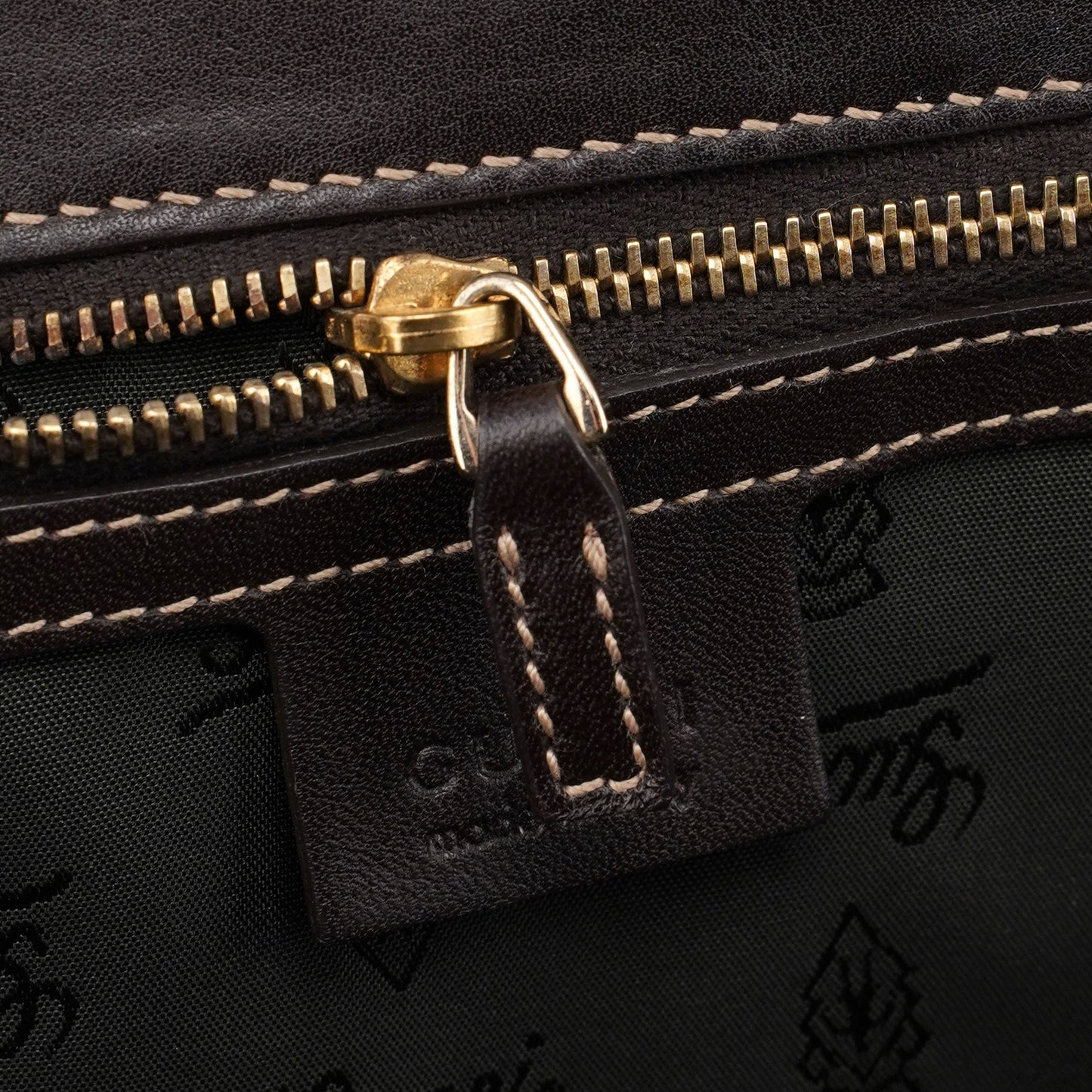 189881 Brown Leather Handbag