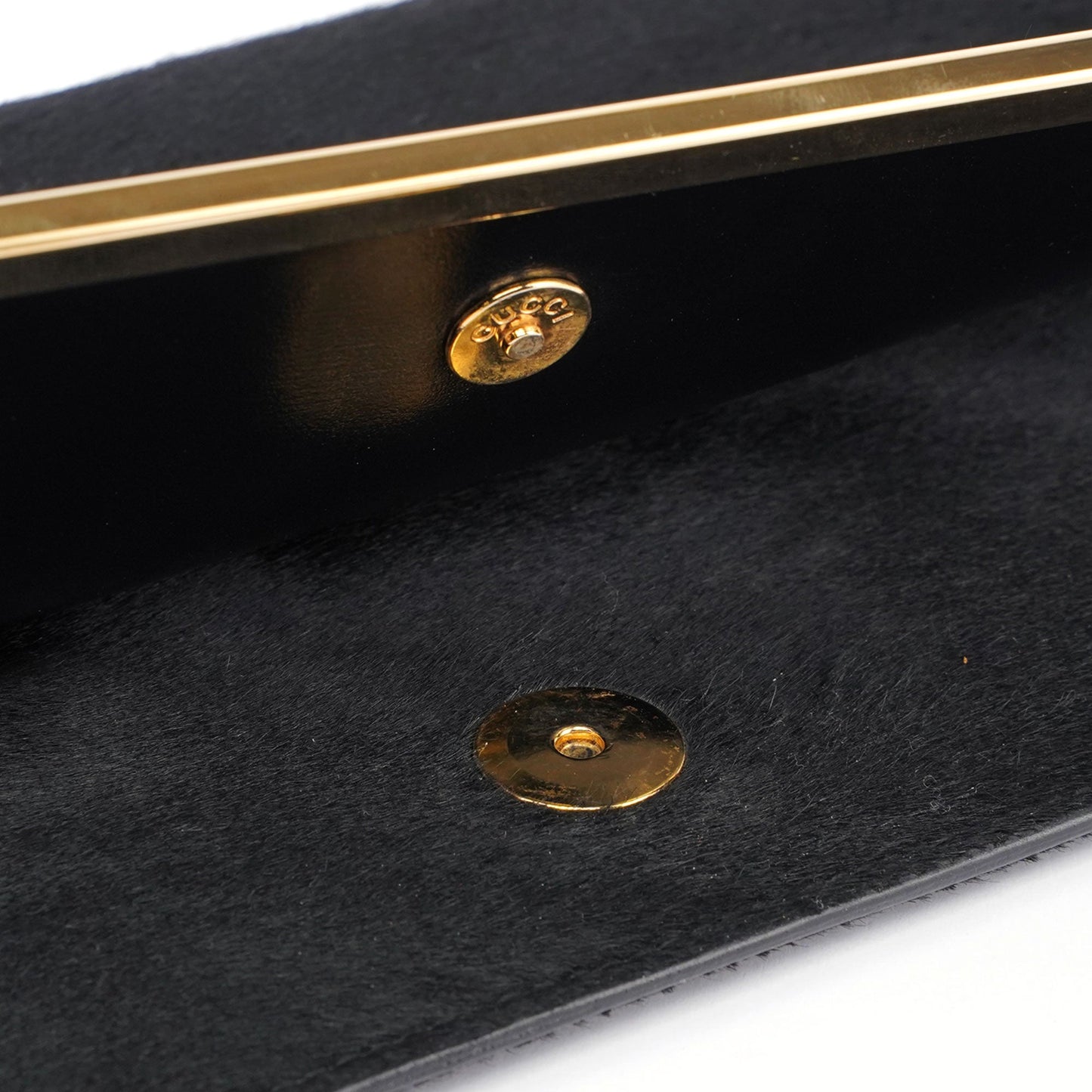 1990's Black Fur Clutch