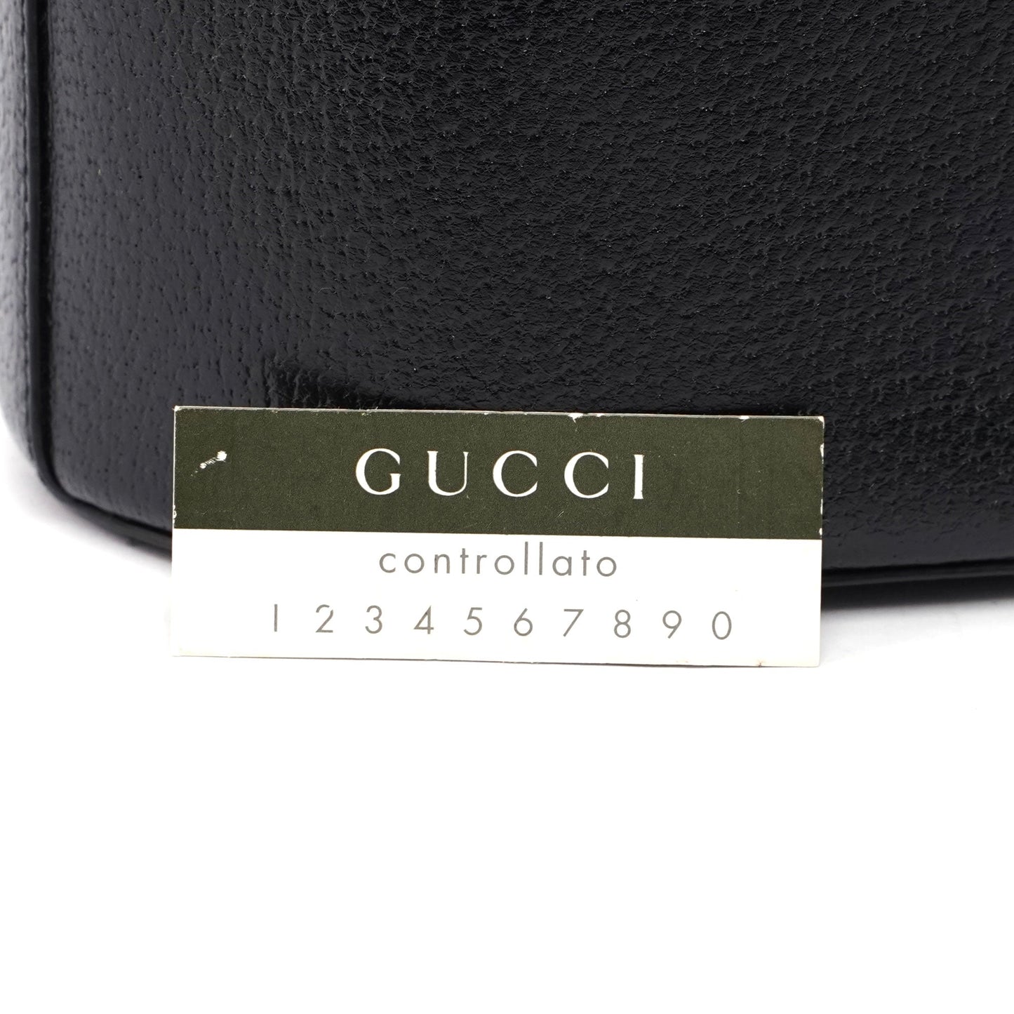 1990's Black Leather Bucket Bag