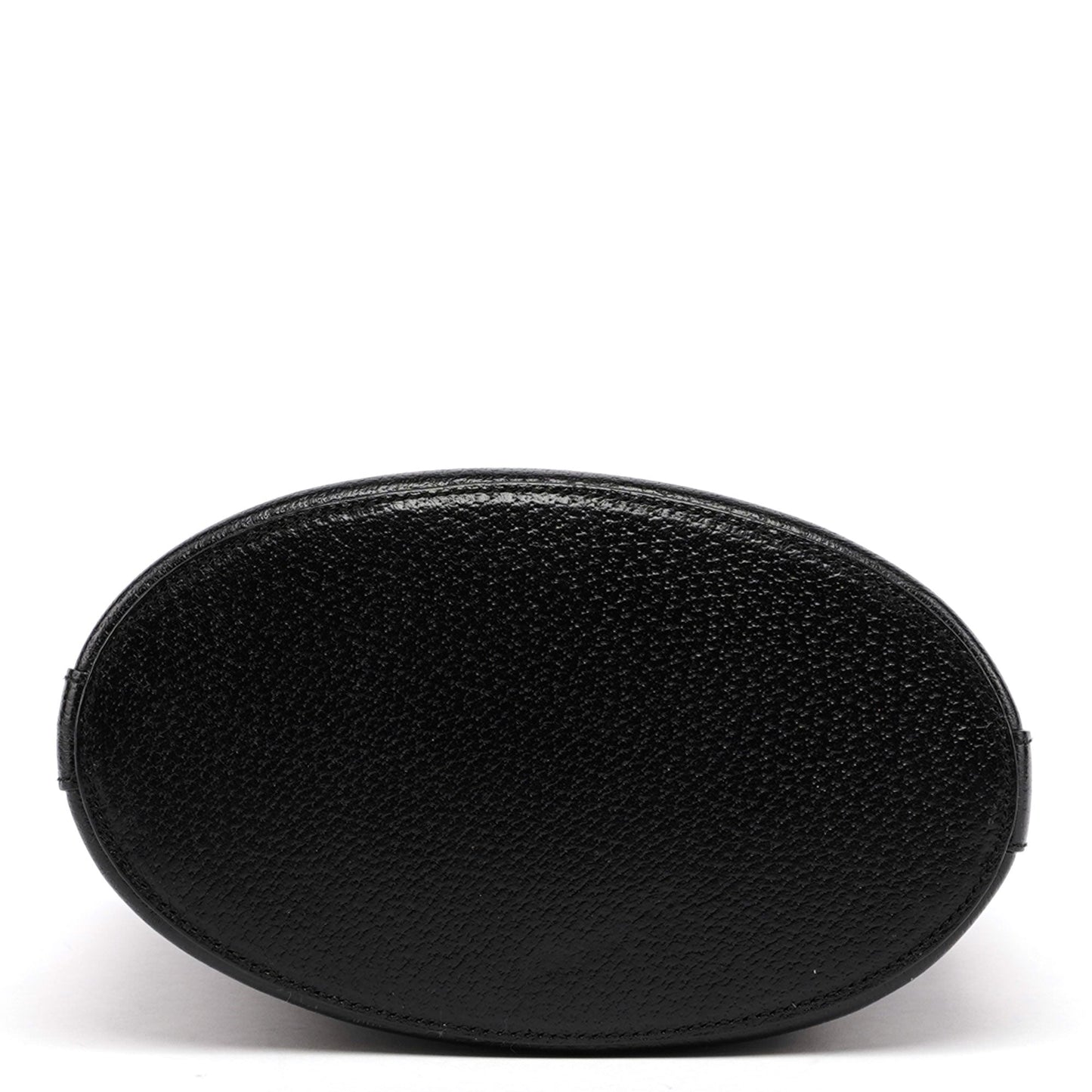 1990's Black Leather Bucket Bag