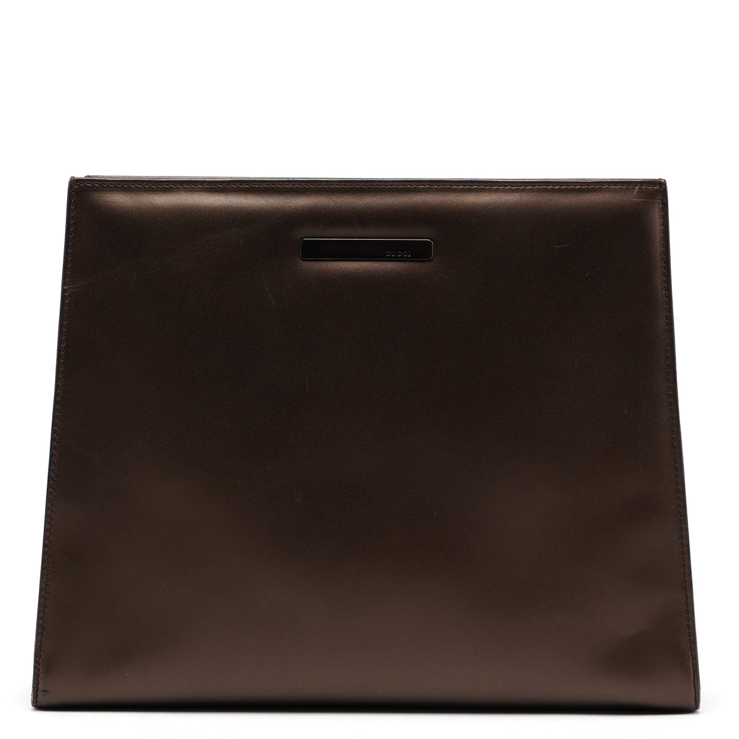 1990's Bronze Leather 2-Way Tote