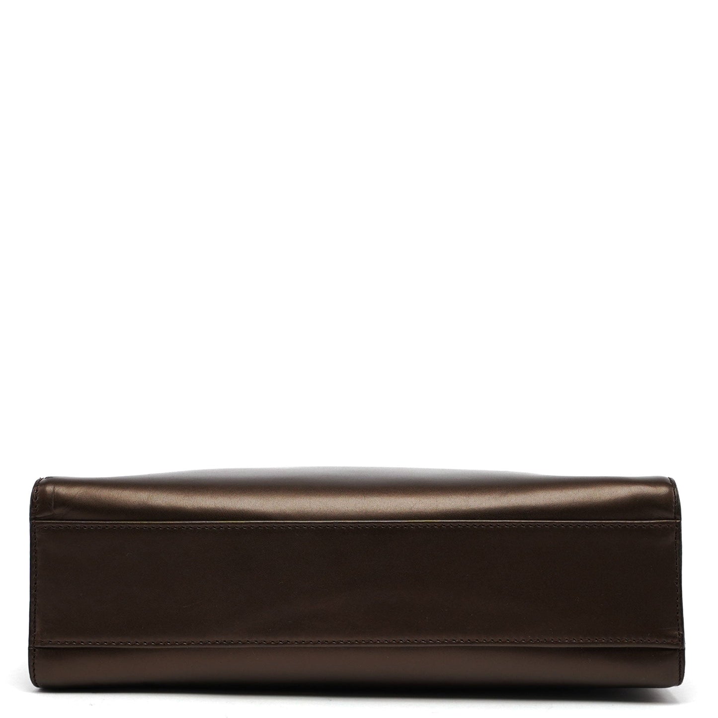 1990's Bronze Leather 2-Way Tote