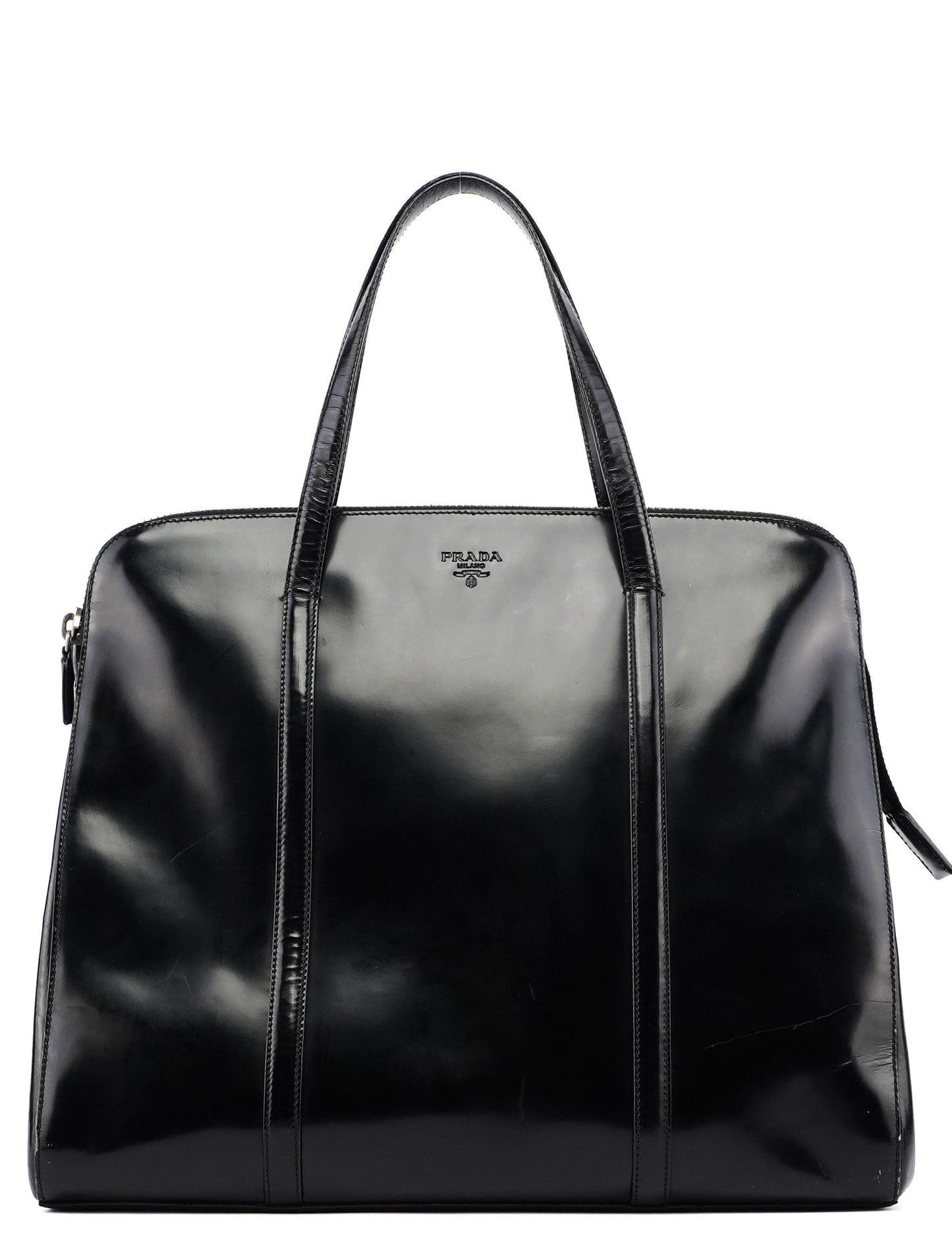 1995 Black Spazzolato Tote