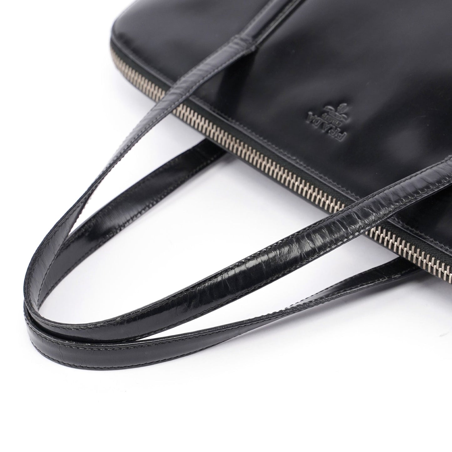 1995 Black Spazzolato Tote