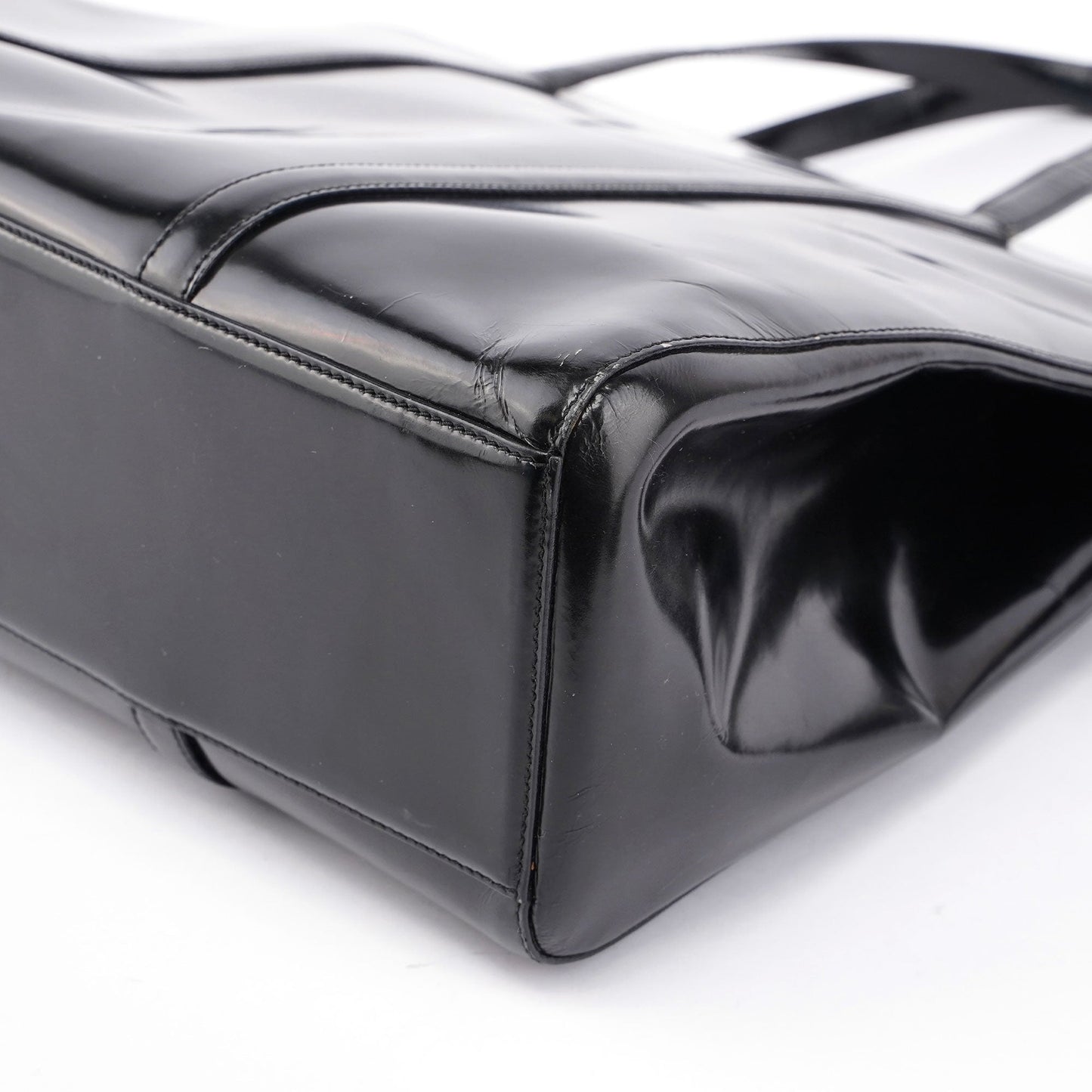 1995 Black Spazzolato Tote