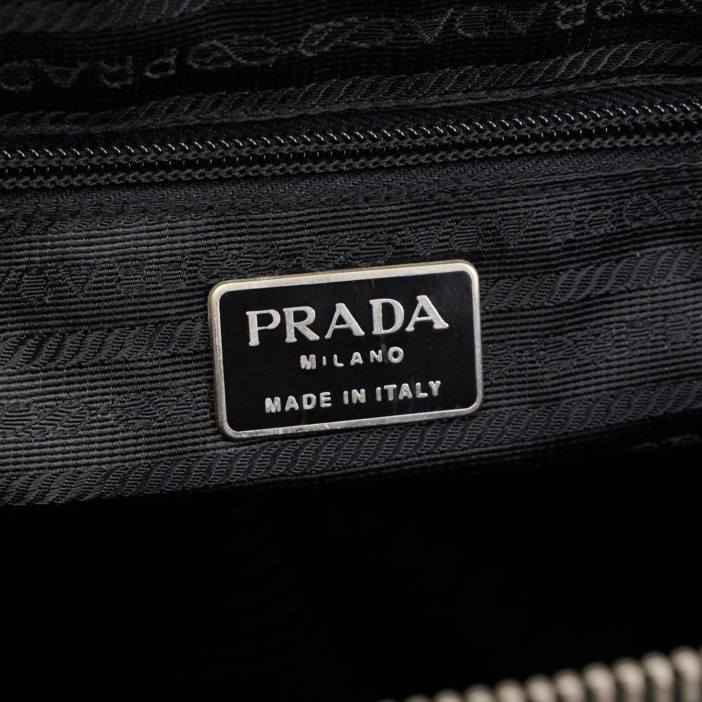 1995 Black Spazzolato Tote