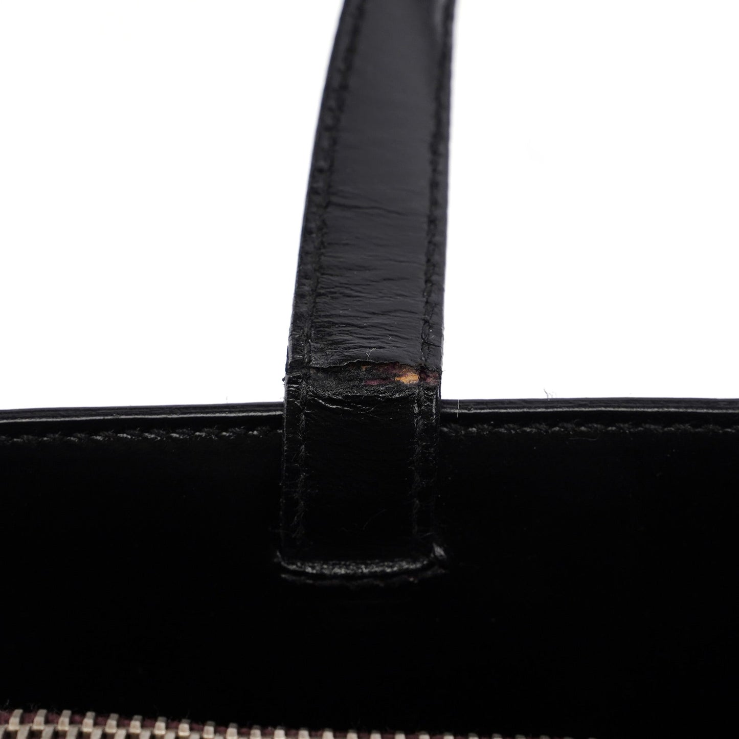 1995 Black Vitello Tote