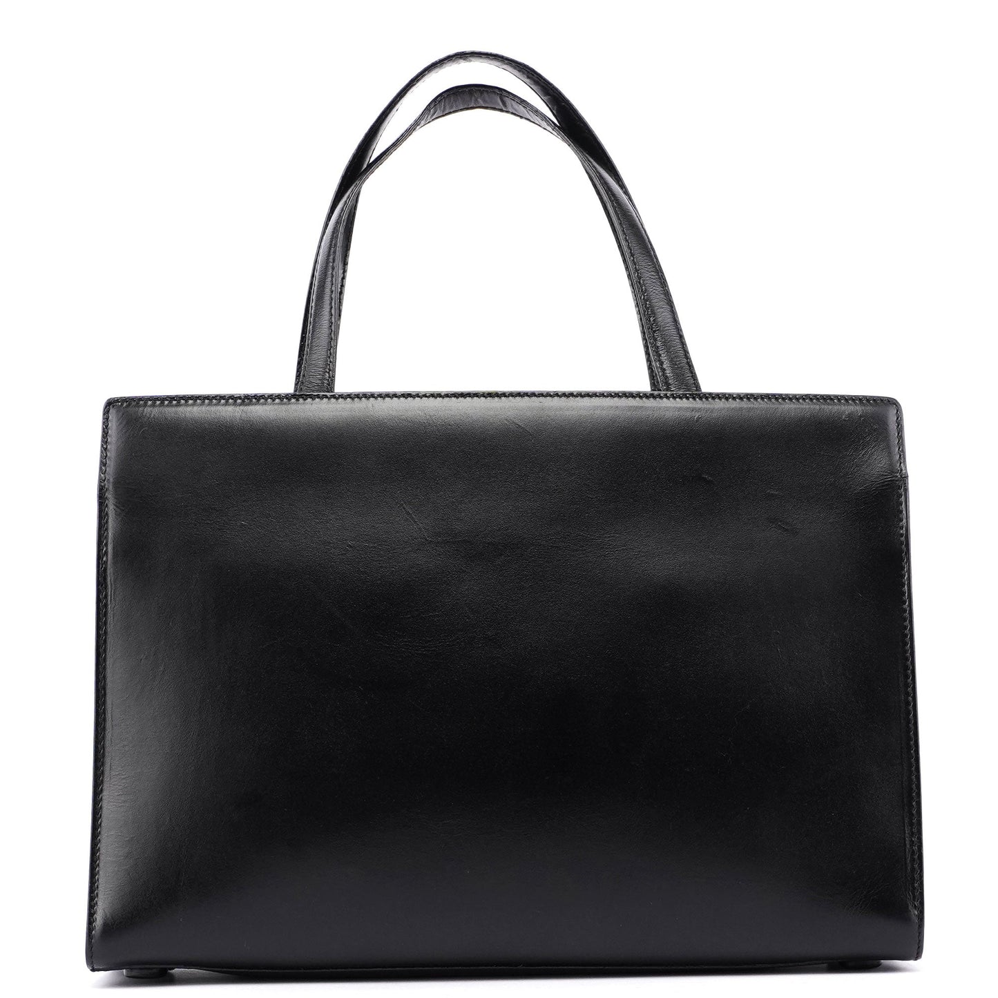 1995 Black Vitello Tote