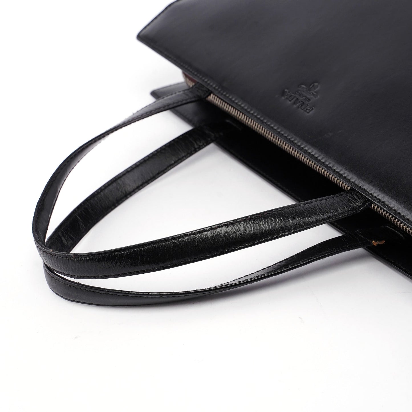 1995 Black Vitello Tote